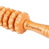 Drewniany roller/wałek do masażu inSPORTline Marlee 300 ∙ uchwyty ergonomiczne ∙ terapia drewnem ∙ pokrowiec
